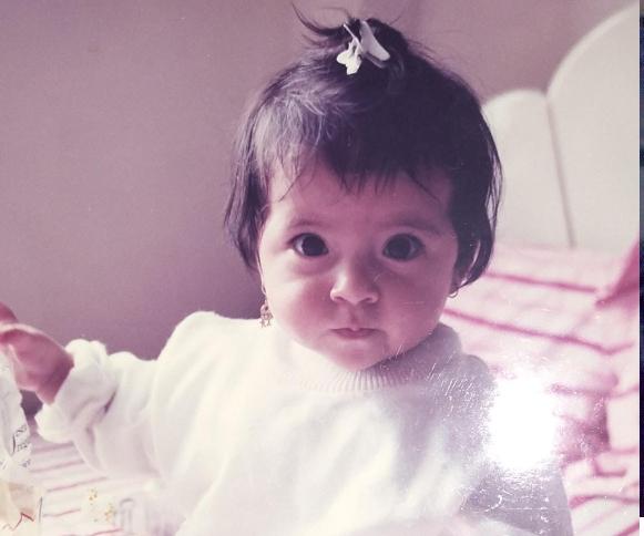 Paola de bebé